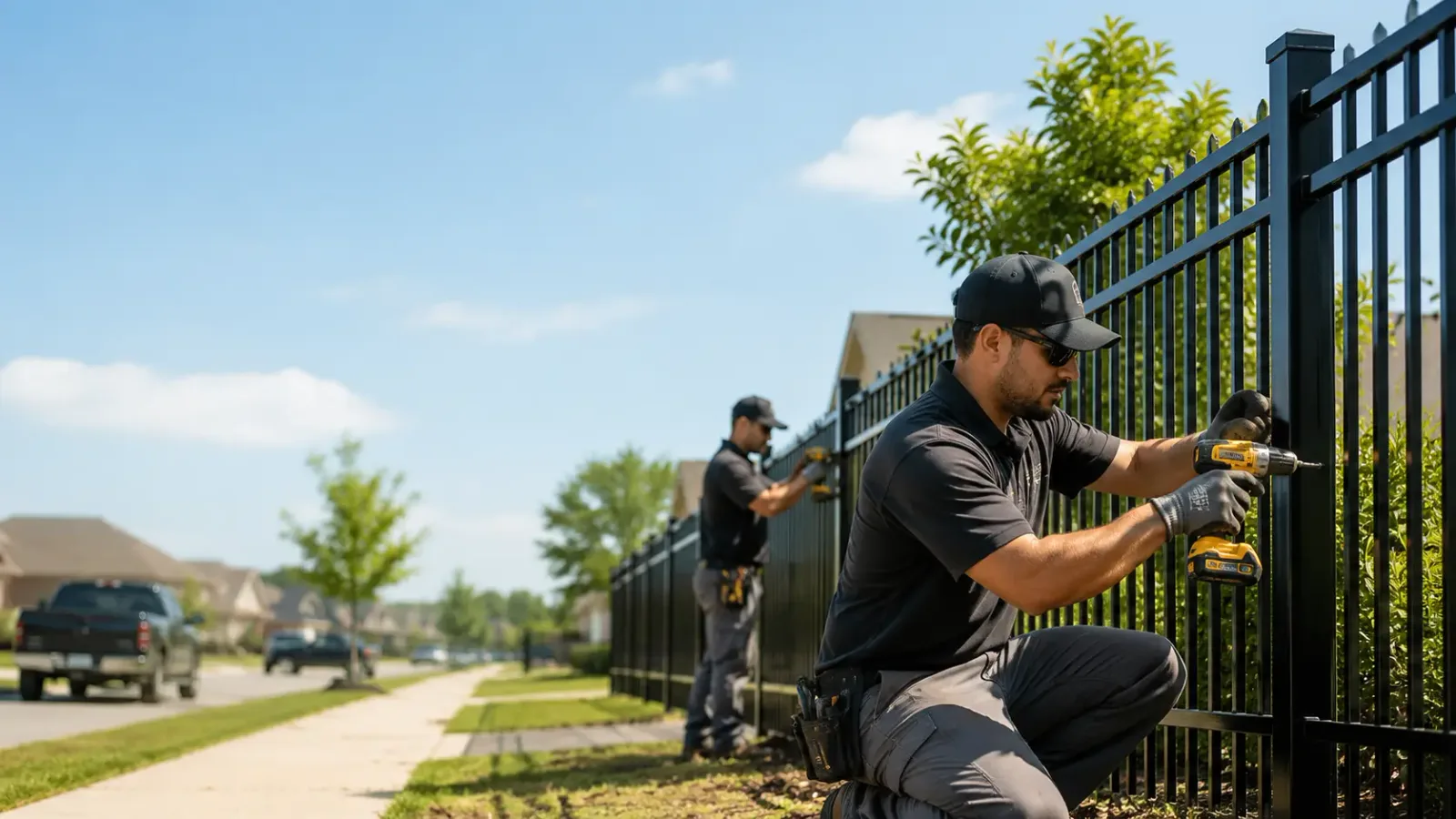 Metal Fence Installation in Arcadia, OK